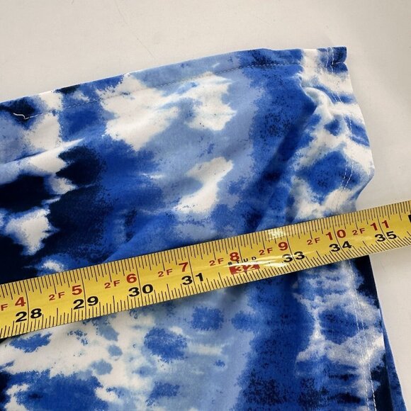 Terra & Skye Tie-Dye Maxi Skirt In Shades Of Blue & White Plus Size 14W Tie Dye - Picture 5 of 8